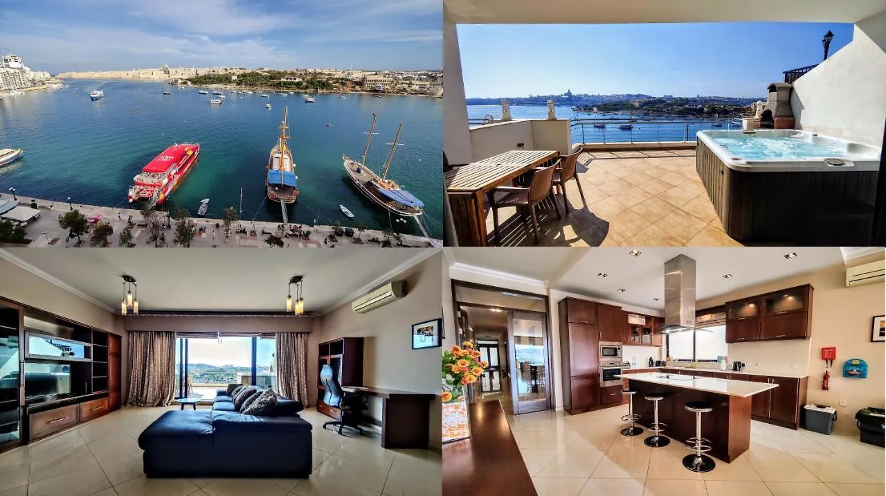 Magic Sea Views& Jacuzzi Holiday Apartment Sliema
